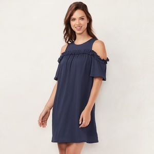 Lauren Conrad Cold Shoulder Dress
